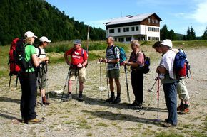 Die Winterleitenhütte ist der Startpunkt der Wanderung Die Winterleitenhütte ist der Startpunkt der Wanderung