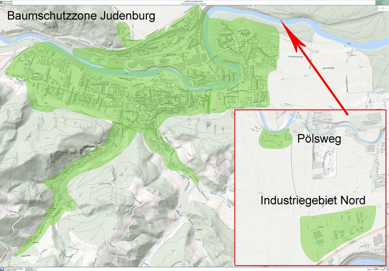 Zonierungsplan Baumschutzverordnung