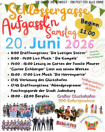 Aufgassl'n in der Schlossergasse